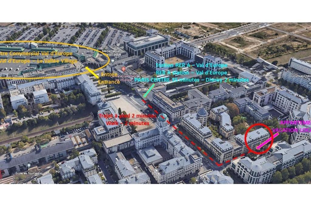 שסי Appartement Familial 8 Personnes Proche De Disney Et Paris מראה חיצוני תמונה